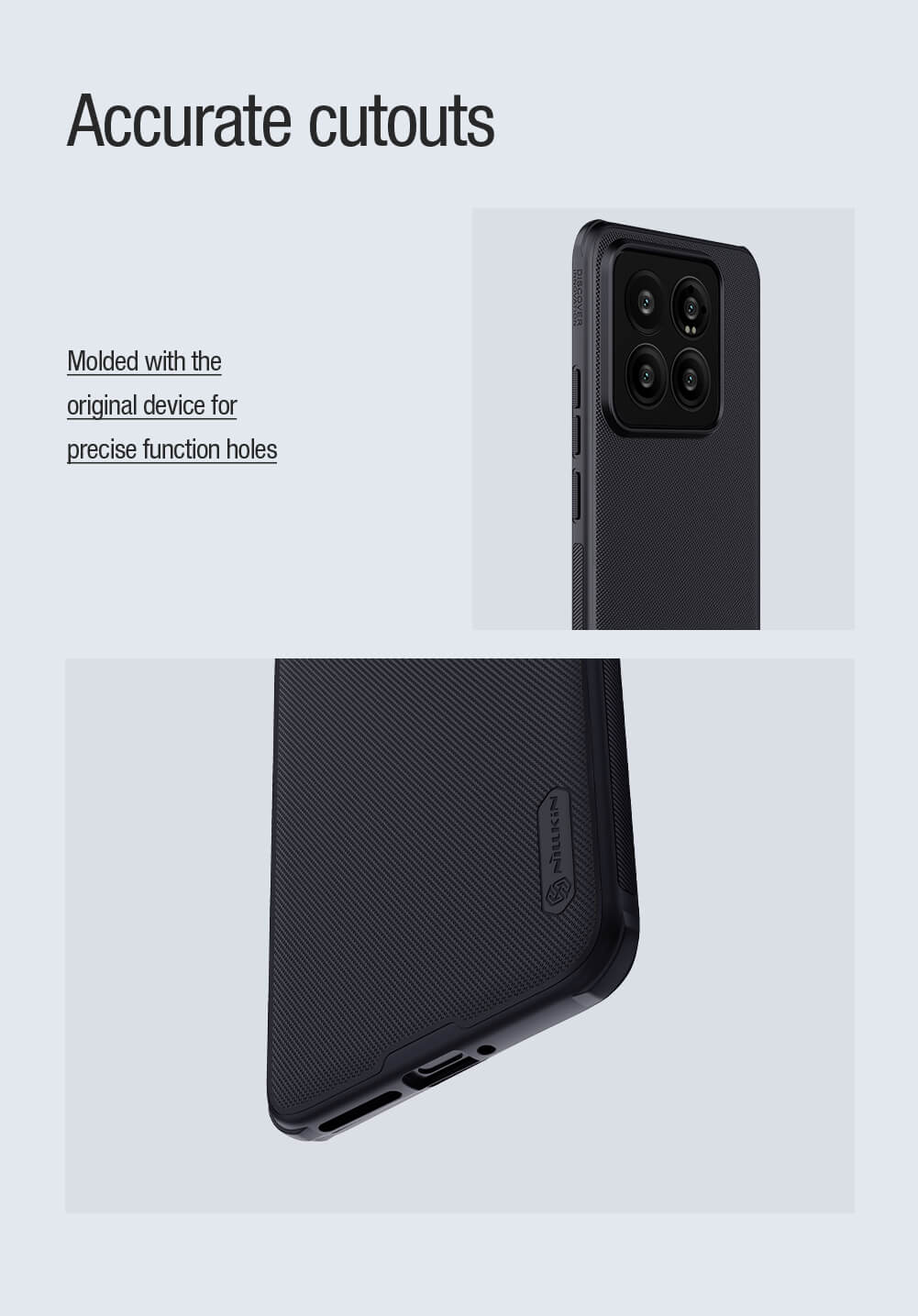 Чехол-крышка NILLKIN для Xiaomi 14 Pro (серия Frosted shield Pro Magnetic case)